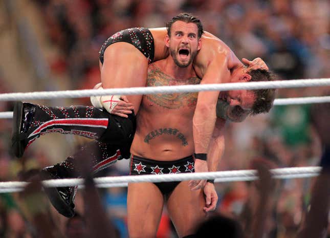 CM Punk and Chris Jericho in 2012.