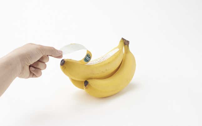 Image for article titled This luxury banana is packaged with a second peel