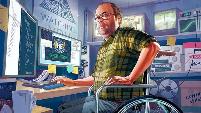 תמונה מציגה אדם בכיסא גלגלים באמצעות מחשב