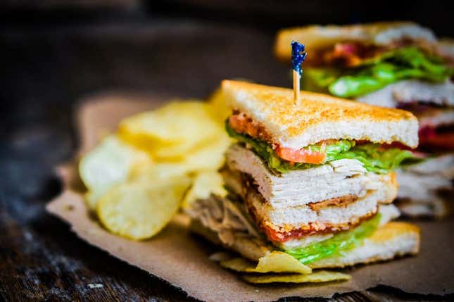 The club sandwich: A perfect blend of elegance and blandness. (Source: Alena Haurylik via The Conversation)