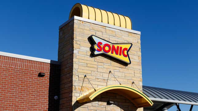 Image for article titled Get a Free Sonic Cheeseburger When You Buy Anything. Even a Cup of Ice