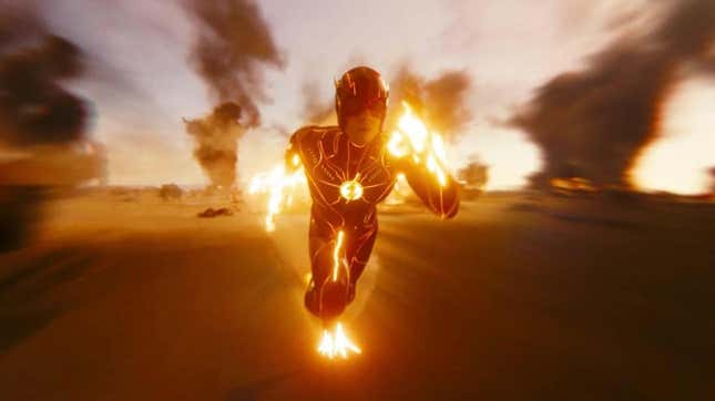 the flash running