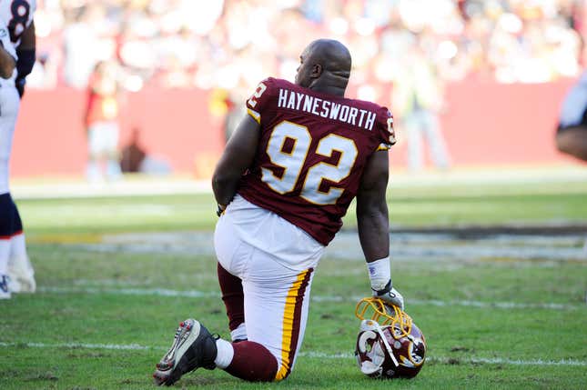 Giving Albert Haynesworth $100 million was regrettable. 