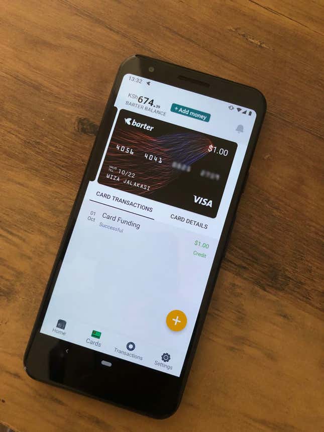 Flutterwave Barter app offering