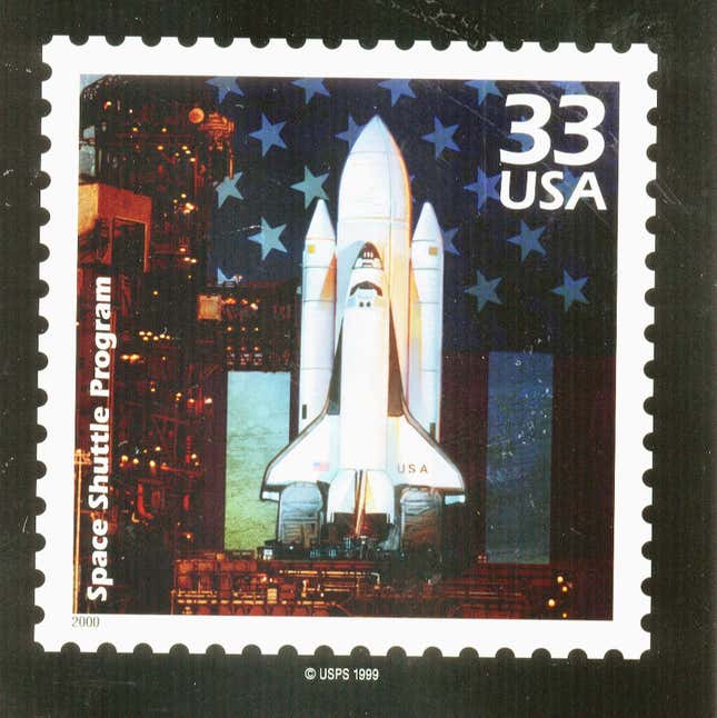 Image for article titled 9 Iconic NASA Stamps Issued by the U.S. Postal Service