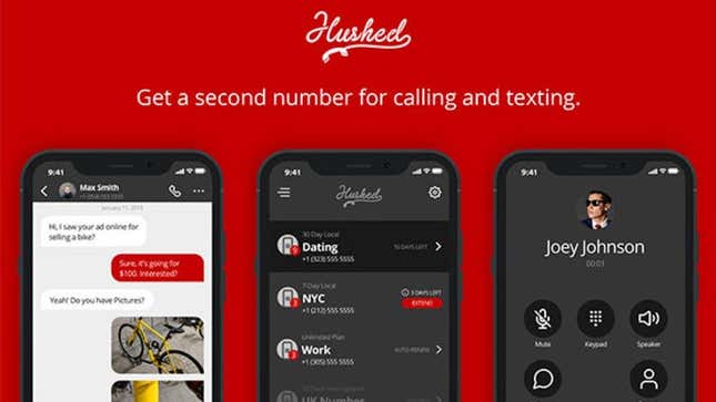 Hushed Private Phone Line: Lifetime Subscription | $25 | StackSocial