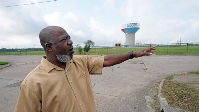 Activist Hilton Kelley, who founded the Community In-Power and Development Association Inc., talks about the neighborhood where he grew up in Port Arthur, Texas. Kelley says he started speaking out for Port Arthur’s black community when he got fed up “always hearing about someone dying of cancer, always smelling smells, watching little babies using nebulizers.”