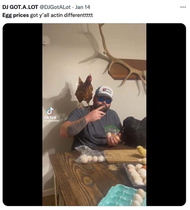 Image for article titled Here Are a Dozen Fresh Memes About the Egg Price Crisis