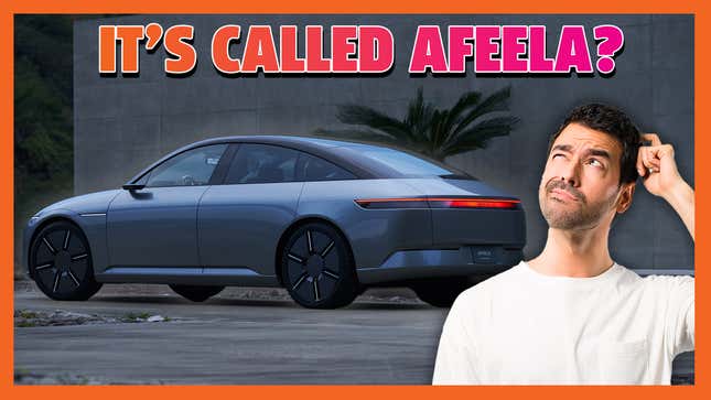 Honda and Sony's Electric Car Concept Is Named, Um, AFEELA