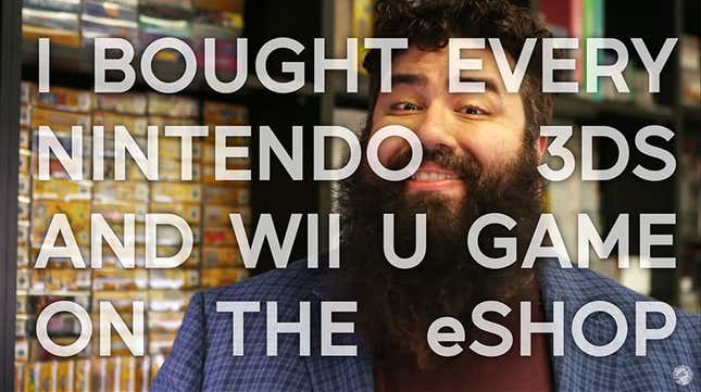 Man Buys Each Single Video Sport On The Wii U and 3DS eShops