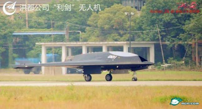 Image for article titled China’s first stealth combat drone isn’t all that stealthy. But it doesn’t have to be