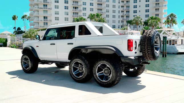 Apocalypse Manufacturing Made A Six Wheel Drive Ford Bronco