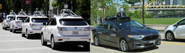 Early research models from Google and Uber