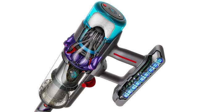 Imagen para el artículo titulado La nueva aspiradora láser de Dyson es más brillante y elimina el molesto gatillo