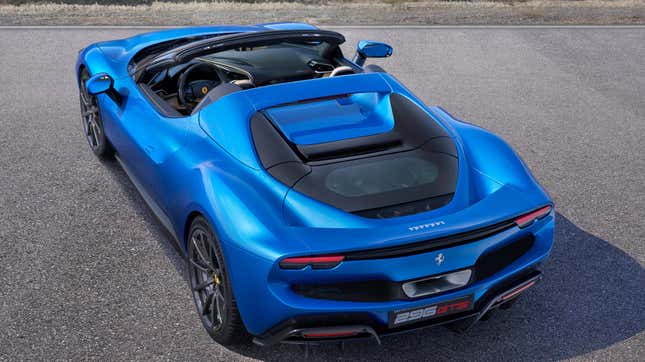 Image for article titled The Ferrari 296 GTS Is The First V6 Ferrari Spider For The Road