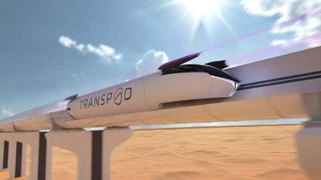 Imagen para el artículo titulado Canadá quiere construir un tren completamente eléctrico que viaja a 1000 Km/h