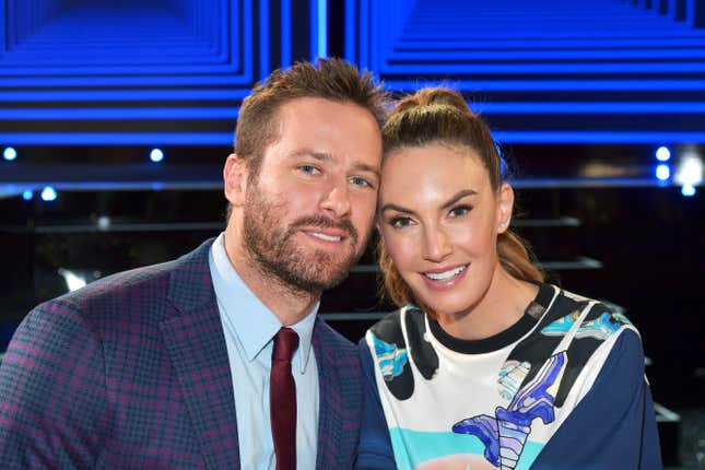 Image for article titled Elizabeth Chambers Says She Learned About Armie Hammer’s Cannibal Fetish When Everyone Else Did