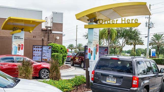 Image for article titled McDonald’s new AI voice recognition drive-thru may be illegal (Updated)