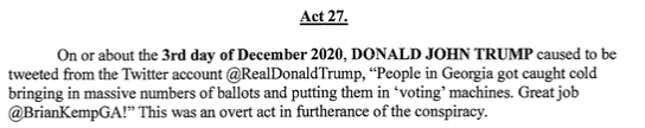 Image for article titled Here Are the 12 Tweets That Helped Get Trump Indicted