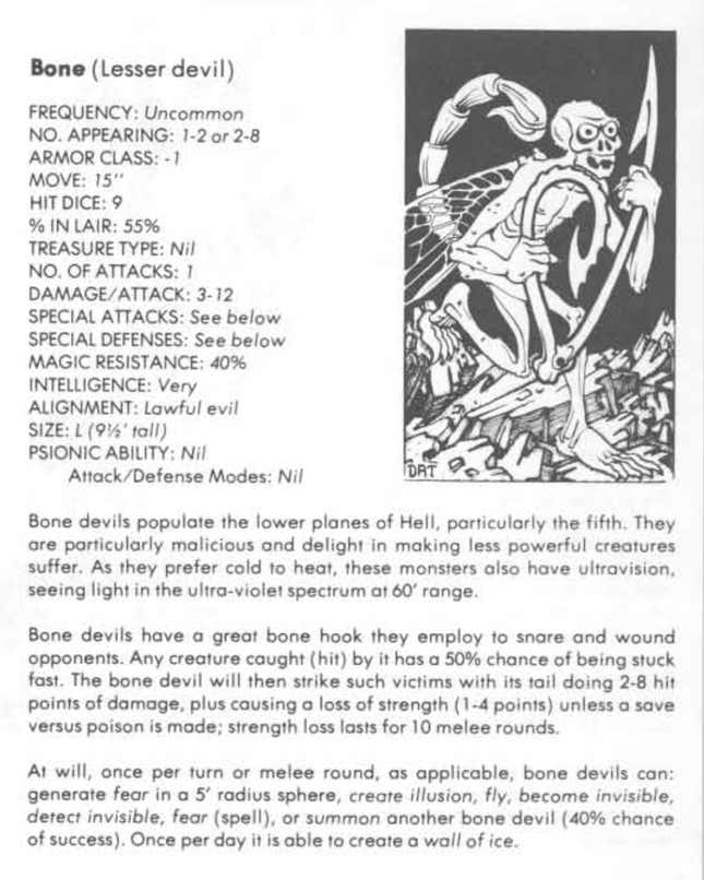Image for article titled 23 Strange Creatures From the Advanced Dungeons &amp; Dragons First Edition Monster Manual