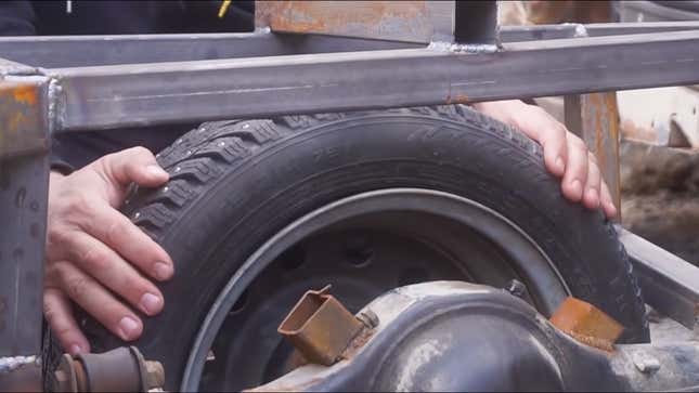 Image for article titled Here's What Happens To A Regular Car Tire Spun Up To 385 MPH