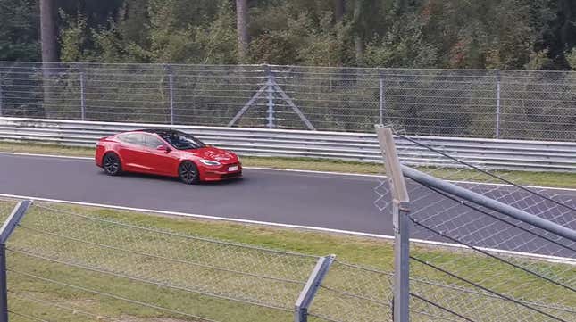 Image for article titled Tesla Model S Plaid Finally Set The Nurburgring Record For Production EVs
