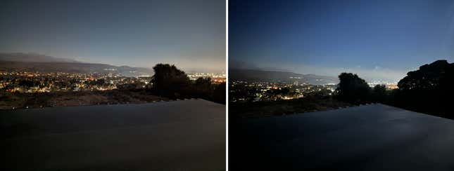Photo samples between the iPhone 14 Pro and the Pixel 7 Pro