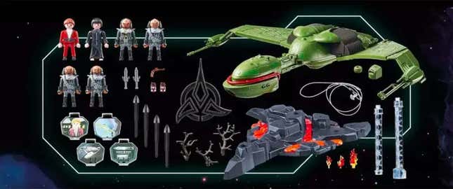 Imagen para el artículo titulado Los klingon llegan al universo Playmobil