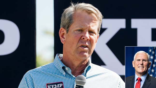 Image for article titled Surprised Brian Kemp Assumed Pence Died On Jan. 6