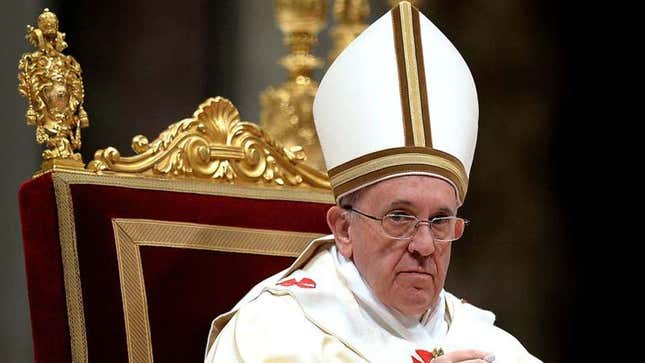 Image for article titled The Onion Looks Back At Pope Francis’ First 10 Years At A Dead End Job