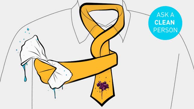 Image for article titled How To Remove Every Stain From Your Tie