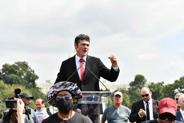 Joe Kent at ‘Justice for J6&#39; Rally in Washington, D.C. last year.