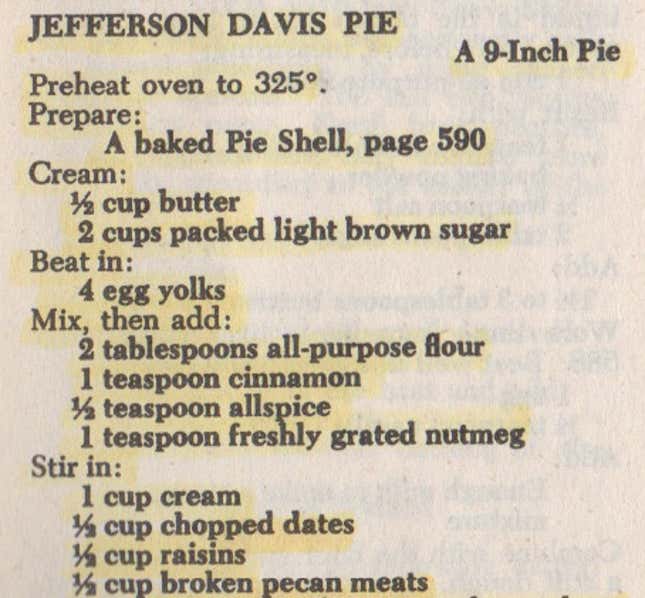 Image for article titled Who's Up For Some Weird Grilled Meat And Jefferson Davis Pie?