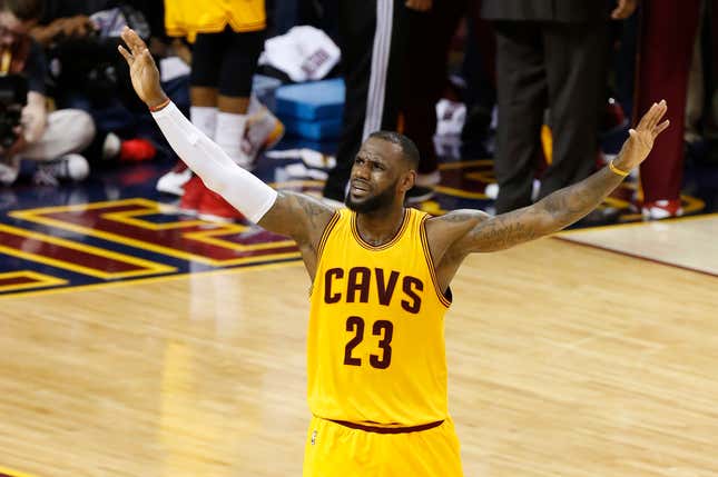 Image for article titled LeBron Has Been A Damned Statistical Marvel In The Finals