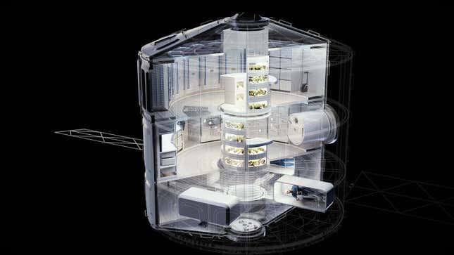 Imagen para el artículo titulado Airbus presenta Loop, una impresionante base modular para sustituir a la Estación Espacial Internacional