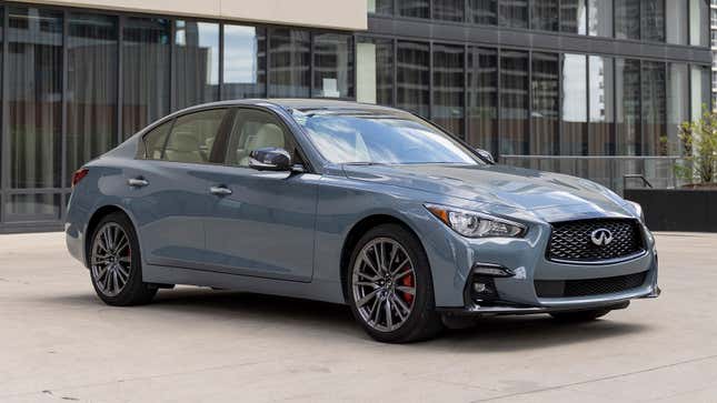 Image for article titled The 2022 Infiniti Q50 Might Just Be The Oldest Looking Car You Can Still Buy New