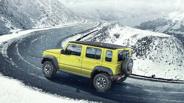 Image for article titled The Suzuki Jimny 5-Door Is the Smallest, Big SUV Around