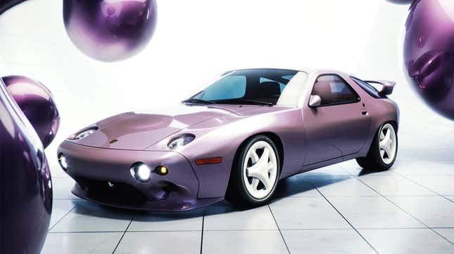 Image for article titled Porsche&#39;s Latest Art Car Thrusts the 928 Into the Y2K Era