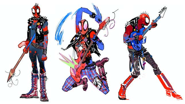 Spider Man Across The Spider Verse Concept Art More Spideys