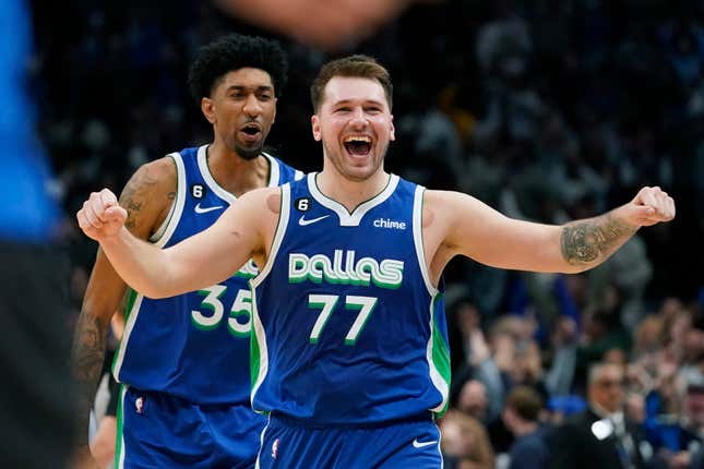 Luka Dončić is recovering from a left thigh injury