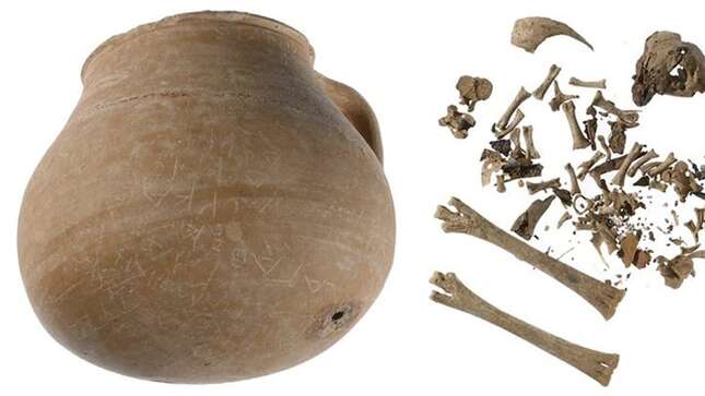 Esta pieza de cerámica escondía un pollo desmembrado y una maldición de 2000 años