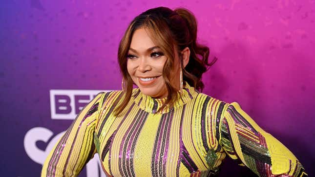 Tisha Campbell attends The “2021 Soul Train Awards” Presented By BET at The Apollo Theater on November 20, 2021 in New York City.