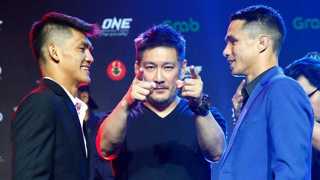Chatri Sityodtong (center) talked to us about ONE  Championship