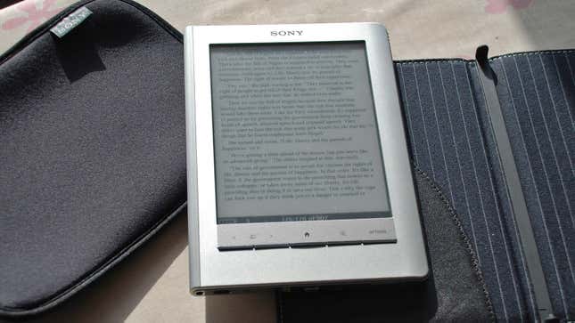 Image for article titled RIP to the OG as Sony Prepares the Final Nail in the Coffin of its E-Reader Business