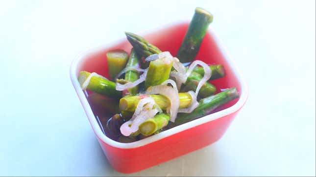 Image for article titled Marinate Fresh Asparagus With Lemon and Shallots
