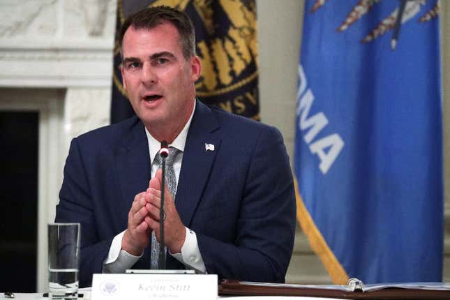Image for article titled Oklahoma Gov. Kevin Stitt Booted From Tulsa Race Massacre Commission After Signing Anti-Critical Race Theory Legislation