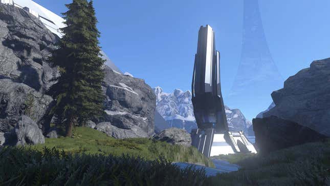 Ein Bild der Walhalla-Karte von Halo 3 in Halo Infinite.