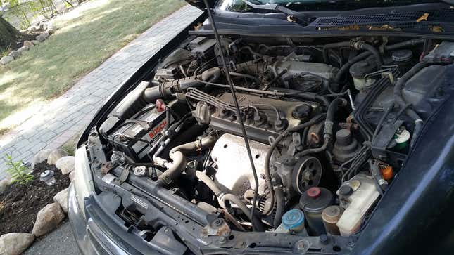 Image for article titled How to Clean Your Dirty Engine Bay Without Breaking Your Car
