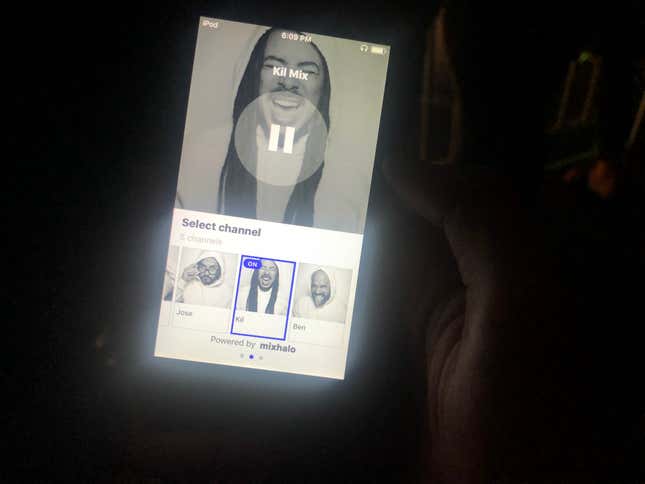 The mixhalo app at the incubus show