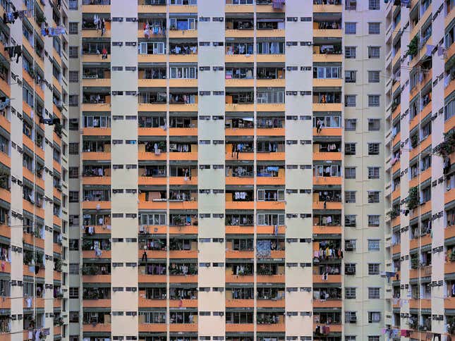 Michael Wolf, Architecture of Density #79, Hong Kong, 2006. Blue Lotus Gallery.